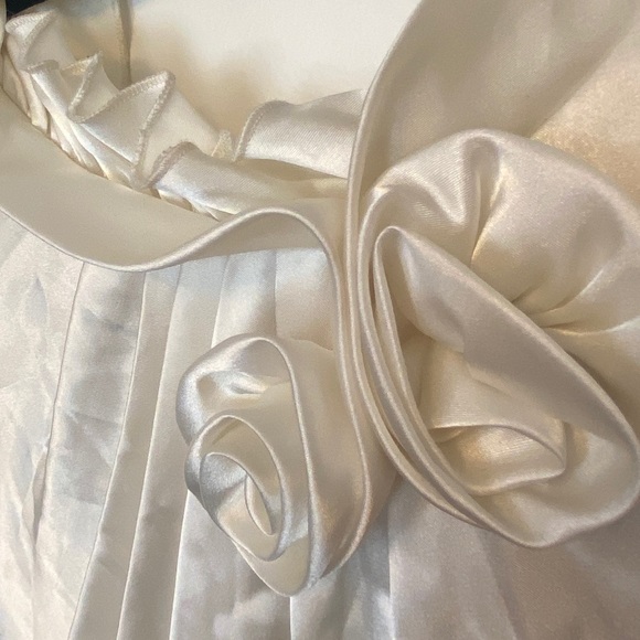 Nightway black&white satin dress 16w - Picture 3 of 7